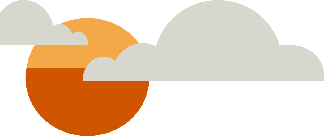 イメージ:抽象的な夕日
